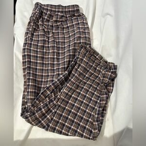 Hanes Plaid Pajama Pants Soft Lounge Sleepwear Size 2XL